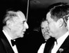 President Kennedy Talks With Gen. Douglas Macarthur. They Were At The National Football Hall Of Fame Dinner At The Waldorf Astoria. In His Speech History - Item # VAREVCCSUA001CS227