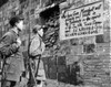 Communist Soldiers Of The New Fourth Army Reading A Sign Painted In English And Chinese History - Item # VAREVCCSUA001CS342