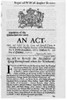 Salem Witch Trials. An Act To Reverse The Attainders Of George Burroughs And Others Of Witchcraft. Boston History - Item # VAREVCHCDLCGBEC484