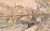 Tugboat At The Pont Neuf Fine Art - Item # VAREVCHISL044EC927