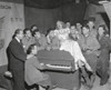 Actress Marlene Dietrich Singing For A Group Of Gi'S In France. Joey Faye History - Item # VAREVCHISL037EC676