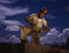 A Carpenter Working At The Tennessee Valley Authority'S Douglas Dam On The French Broad River. June 1942 History - Item # VAREVCHISL009EC098