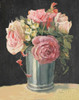 Silver Vase Ii On Black Poster Print by Carol Rowan - Item # VARPDX30224