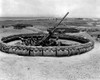 90Mm Anti-Aircraft Gun Emplacement With Crew In Pit On Okinawa History - Item # VAREVCHISL037EC845