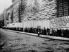 Bread Line Beside The Brooklyn Bridge Approach. New York City Ca. 1930-35. History - Item # VAREVCHISL032EC278