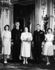 British Royal Family. From Left Future British Queen Princess Elizabeth History - Item # VAREVCPBDQUELEC102
