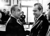 Leonid Brezhnev Meets With President Richard Nixon At The Kremlin History - Item # VAREVCPBDLEBRCS003