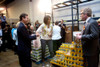 Michelle Obama Volunteers For Feeding America With Congressional Spouses At The Capitol City Food Bank In Northeast Washington D.C. April 29 2009. History - Item # VAREVCHISL026EC049