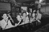 Men And Women Drinking Beer In A Bar On Crab Boil Night History - Item # VAREVCHISL040EC443