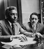 Civil Rights Leaders Bayard Rustin And Dr. Eugene Reed At Freedom House 1964. Founded In 1941 History - Item # VAREVCHISL033EC474