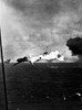 Japanese Bomber Explodes After Direct Hit By 5 Inch Shell From Uss Yorktown History - Item # VAREVCHISL036EC771