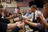 President Barack Obama And 'Pride Of Midtown' Firefighters Toast At Lunch On May 5 History - Item # VAREVCHISL040EC176