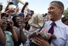 President Barack Obama Holds A Baby After Delivering Speaking In Cincinnati History - Item # VAREVCHISL039EC829