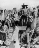 Jacqueline Kennedy Onassis On Vacation In Egypt. The Expert Equestrian Leads A Tourist Camel Train In Aswan History - Item # VAREVCCSUA001CS098