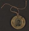 Campaign Button For 1860 Presidential Election Showing Bust Tintype Portrait Of Abraham Lincoln In A Metal Casing. Vice Presidential Candidate History - Item # VAREVCHISL010EC033