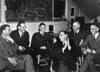 1940 Meeting Of Nuclear Physicists At The Radiation Laboratory At The University Of California. L-R Ernest Lawrence History - Item # VAREVCHISL039EC954