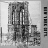 Building The Brooklyn Bridge. Close-Up View Of Construction Of Brooklyn Bridge History - Item # VAREVCHCDLCGCEC856
