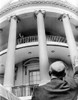 President Eisenhower Waves To His Wife Mamie From The White House Lawn. Ca. 1953-1960 Csu ArchivesEverett Collection History - Item # VAREVCCSUA000CS149