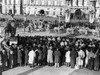 The Royal Coach Leaving Buckingham Palace At The Start Of Rehearsal Of The Coronation History - Item # VAREVCHBDKIGECS002