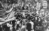 Kennedy Presidency. Delegates Hoist Signs Supporting Us Senator John F. Kennedy Upon His Nomination For Presidential Candidate At The Democratic National Convention History - Item # VAREVCPBDJOKEEC044