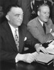 Fbi Director J. Edgar Hoover And Assoc. Dir. Clyde Tolson Testify At Joint Committee Of Congress. Ca. 1947- 1953. History - Item # VAREVCHISL037EC553