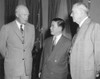 President Eisenhower And John Foster Dulles With Vietnam President Ngo Dinh Diem In The Oval Office. May 9 History - Item # VAREVCHISL039EC030