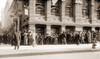 A Long Line Of Depositors Line Up In A Run On A New York City Bank. The Nineteenth Ward Bank Boasted 9 Million In Deposits And Paid 3.5  Interest On Savings Deposits. Ca. 1905-1915. History - Item # VAREVCHISL008EC003