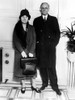 Clara Bryant Ford And Henry Ford Arriving In New York City On The S.S. Majestic After A Visit To England. 1928. Courtesy Csu ArchivesEverett Collection History - Item # VAREVCPBDHEFOCS020