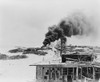 Smoke Rising From Burning Oil Tanks On Sand Island History - Item # VAREVCHISL038EC063