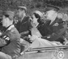 Kay Summersby Seated Between Generals Eisenhower And Mark Clark In A Jeep. They Were In Germany History - Item # VAREVCCSUB002CS666