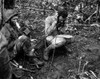 Commanding Officer Of A Marine Battalion Communicates With A 'Walkie-Talkie'. Lt. Colonel John Weber Talks To Company Commanders During Combat Against The Japanese On Cape Gloucester History - Item # VAREVCHISL036EC539