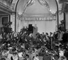 Bing Crosby Sings To Allied Troops At The London Stage Door Canteen During World War 2. Aug. 31 History - Item # VAREVCHISL036EC496