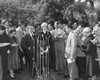 Prince Rainer And Princess Grace At Press Microphones On Their Visit To President Eisenhower. Oct. 11 History - Item # VAREVCHISL038EC975