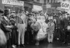 Chicago Street Scene During The 1916 Republican Convention. A Man And Boy Are Dressed As Uncle Sam History - Item # VAREVCHISL040EC735