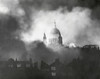 London'S St. Paul'S Cathedral During The Great Fire Raid Of Sunday History - Item # VAREVCHISL036EC441