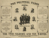 The Political Farce Of 1876 Showing Portraits Of Twelve Men Who Served On The Election Boards Of Florida And Louisiana History - Item # VAREVCHISL014EC028