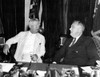 President Franklin Roosevelt And Vice President John Nance Garner At The White House. June 12 History - Item # VAREVCCSUA000CS352