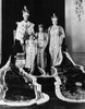 British Royal Family. From Left British King George Vi History - Item # VAREVCPBDQUELEC105