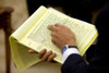 President Barack Obama Holds His Handwritten Draft Of The Nobel Peace Prize Speech While Working With His Speechwriters. Dec. 9 2009. History - Item # VAREVCHISL025EC186