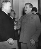 Joseph Stalin Talks With His Foreign Minister Molotov At The Yalta Conference History - Item # VAREVCHISL037EC650