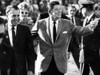 Calif. Governor Ronald Reagan Escorts President-Elect Richard Nixon Across The Field At Half Time Of The Rose Bowl Game. After Watching The First Half On The Ohio State Side History - Item # VAREVCCSUA000CS521