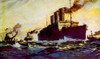 World War I American Transport Ship Bringing Troops To England History - Item # VAREVCH4DWOWAEC018