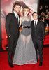 Liam Hemsworth, Jennifer Lawrence, Josh Hutcherson At Arrivals For The Hunger Games Catching Fire Premiere, Nokia Theatre L.A. Live, Los Angeles, Ca November 18, 2013. Photo By Emiley SchweichEverett Collection Celebrity - Item # VAREVC1318N01QW036