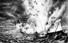 The U.S.S. Maine Being Blown Up In The Harbor Of Havana History - Item # VAREVCH4DSPAMEC007