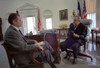 President Lyndon Johnson Meeting With Defense Secretary Robert Mcnamara History - Item # VAREVCHISL033EC373