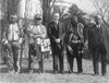 President Calvin Coolidge With Four Northwestern Native Americans On Feb. 18 History - Item # VAREVCHISL040EC674