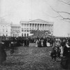 Crowd On The Lawn Of The Senate Wing Of The U.S. Capitol At Rutherford B. Hayes Inauguration. March 5 History - Item # VAREVCHISL043EC725