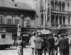 Public Hanging Of A Serbian Martyr In A Public Square In Belgrade. The Victim Might One Of The Partisans Who Resisted The Fascist Client Regime. Ca. 1941-45 History - Item # VAREVCHISL038EC019