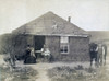 Rural Life In Nebraska. The Laulerman Family In Front Of Their Sod House History - Item # VAREVCHCDLCGEEC023