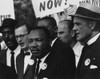 1963 March On Washington. Martin Luther King And Other Leaders Of The March Singing On The Steps Of The Lincoln Memorial. Aug. 28 History - Item # VAREVCHISL033EC506